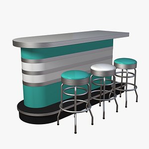 bar furniture 3d model