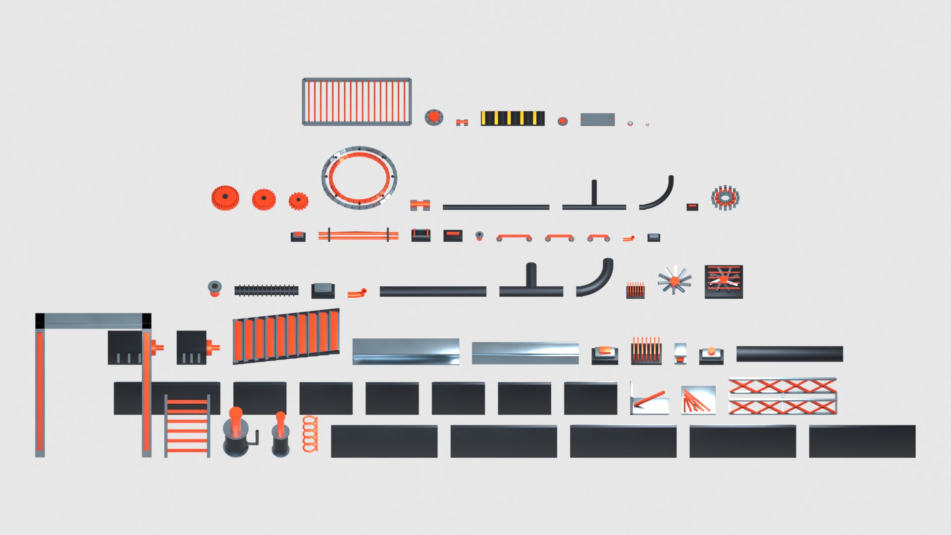 Sci-Fi Hard Surface Kitbash Pack - Panels Greebles Pipes Gears Pistons Truss Grating 3D model https://p.turbosquid.com/ts-thumb/fT/DqH1h9/UU/render_06_lineup/png/1790903084/1920x1080/fit_q87/a316d859bcd8a4dba706f1753d1f32e736f8ca1e/render_06_lineup.jpg