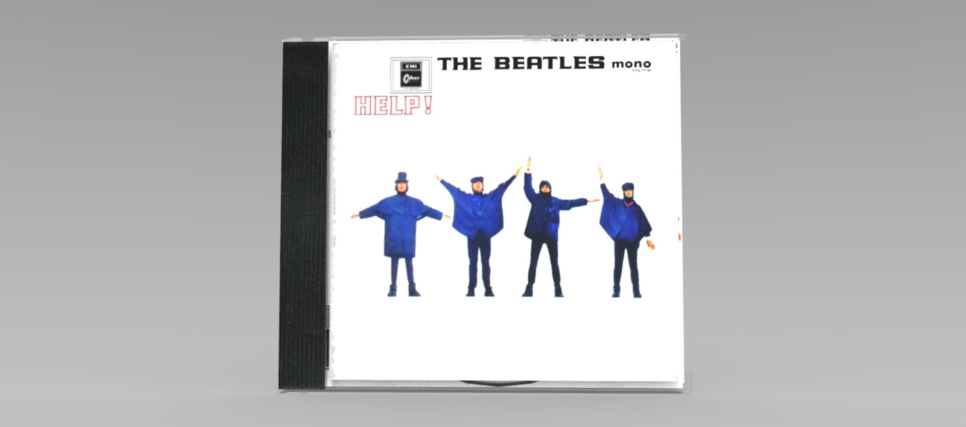 beatles cd case obj