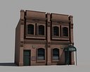 3d bar restaurant model