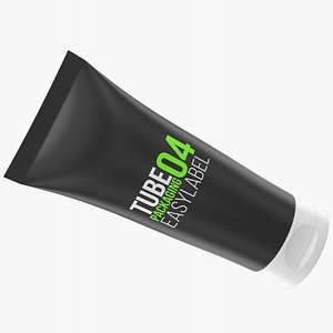 3D realistic tube packaging