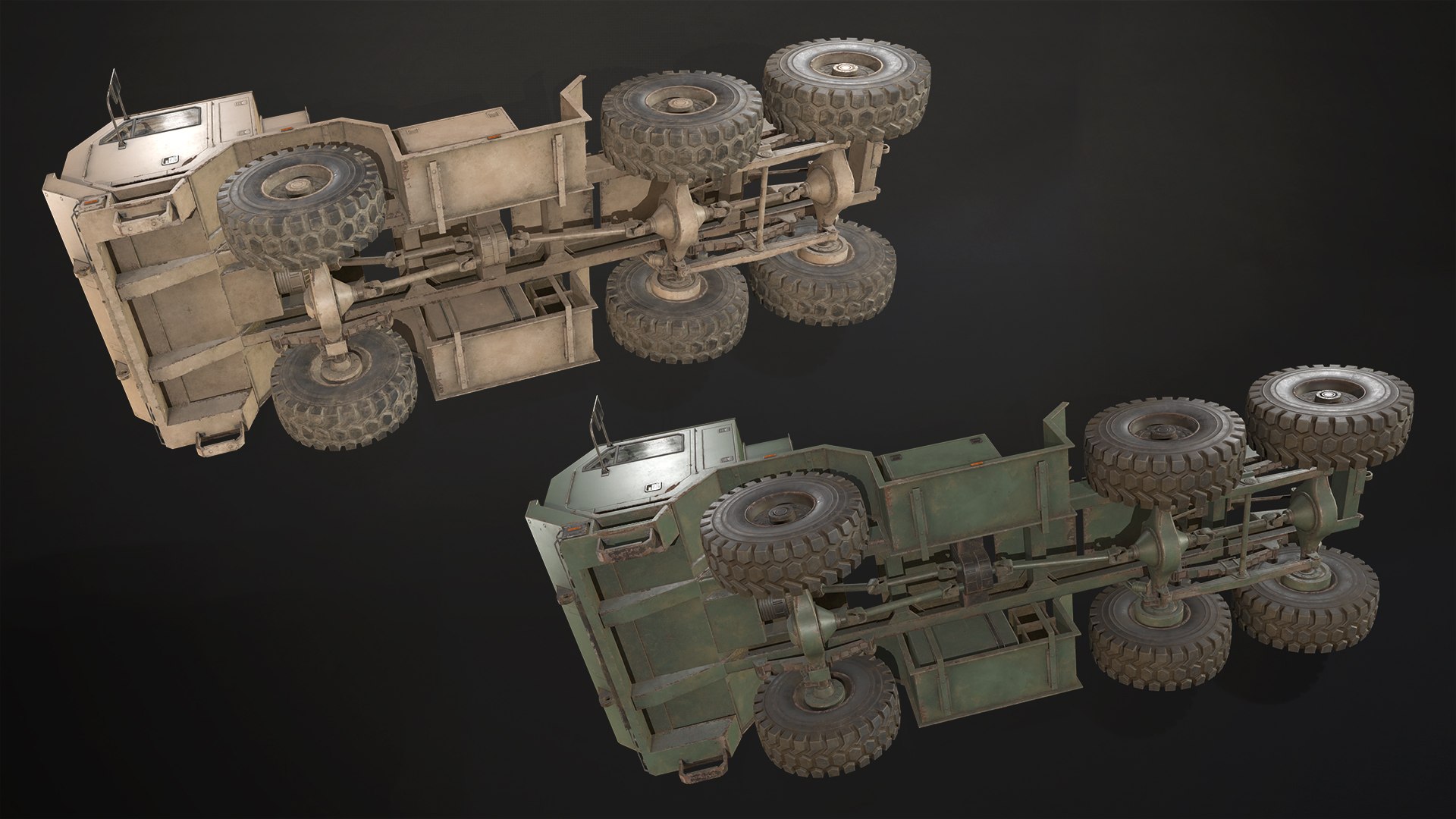 3D Military Truck V1 - Pack 1 model https://p.turbosquid.com/ts-thumb/fT/JjXmWC/4K/militarytruckpack1_24/jpg/1753956725/1920x1080/fit_q87/4bd828fd6445eb84b75df41b2b86baa2236527a3/militarytruckpack1_24.jpg