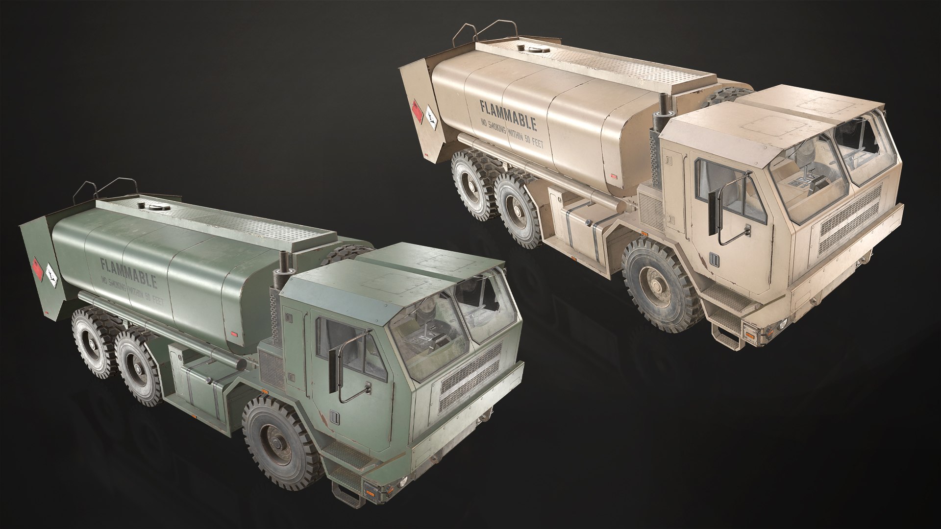 3D Military Truck V1 - Pack 1 model https://p.turbosquid.com/ts-thumb/fT/JjXmWC/8z/militarytruckpack1_05/jpg/1753956716/1920x1080/fit_q87/837a3ef5be65cf12de699f0311b687db32f7f304/militarytruckpack1_05.jpg