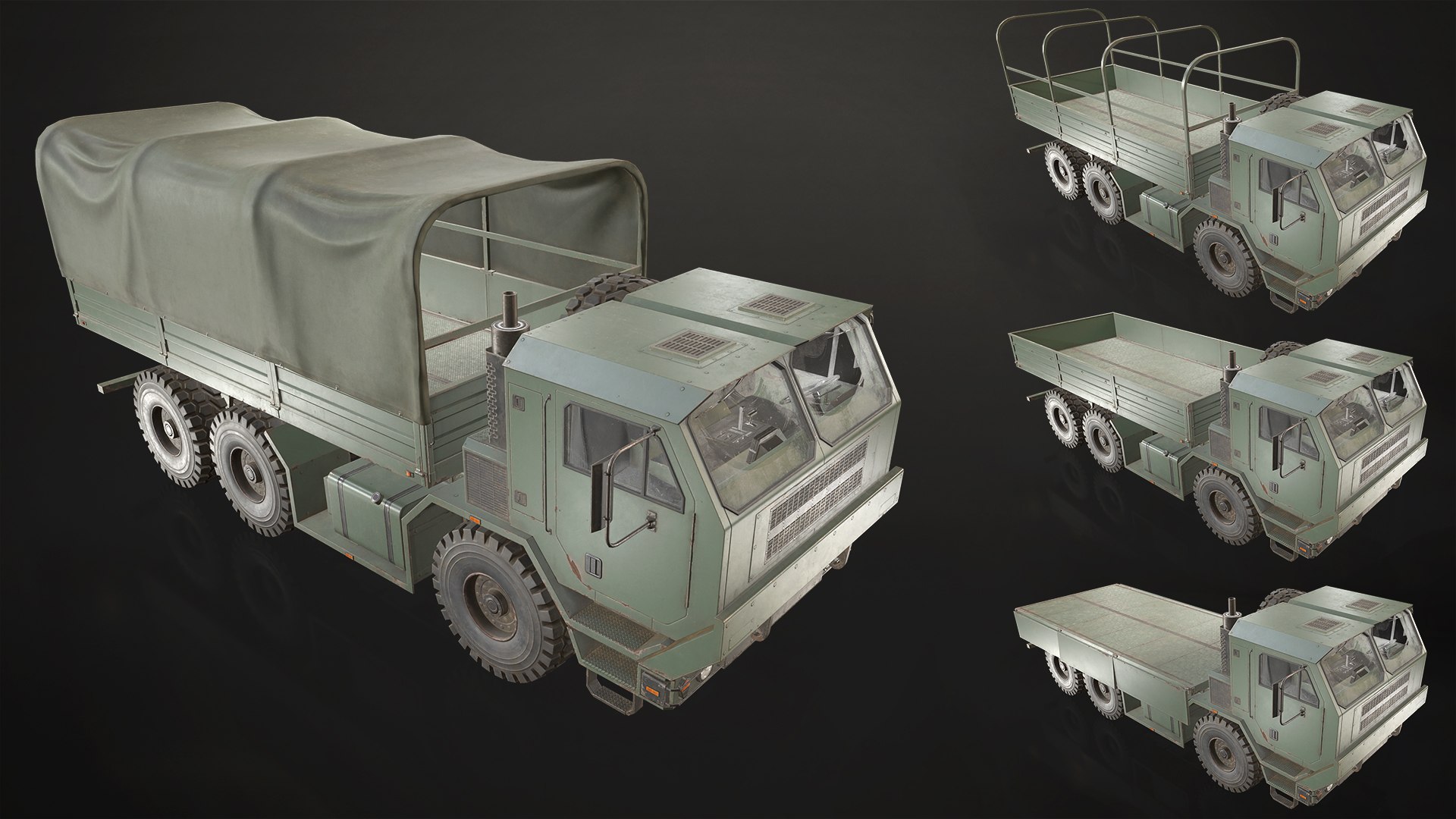 3D Military Truck V1 - Pack 1 model https://p.turbosquid.com/ts-thumb/fT/JjXmWC/KU/militarytruckpack1_19/jpg/1753956723/1920x1080/fit_q87/bcd97eaa6d1478f1b2fe9e0e596f5af22ccc7255/militarytruckpack1_19.jpg