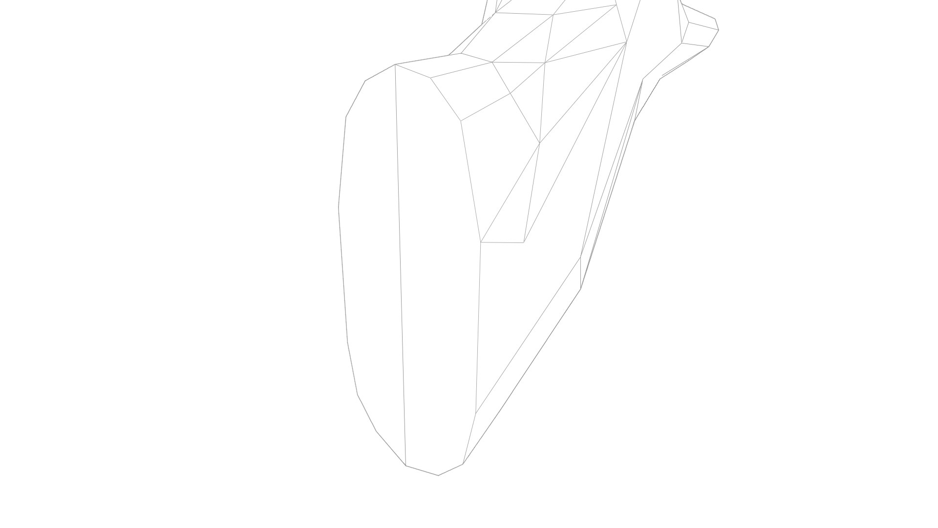 Low-Poly Wall Mounted Wolf Head 3D model https://p.turbosquid.com/ts-thumb/fT/NQZUAc/AK/wireframe_4/png/1659357423/1920x1080/fit_q87/1acc76eb33aca908630b57fc3a6b67387a637ca7/wireframe_4.jpg