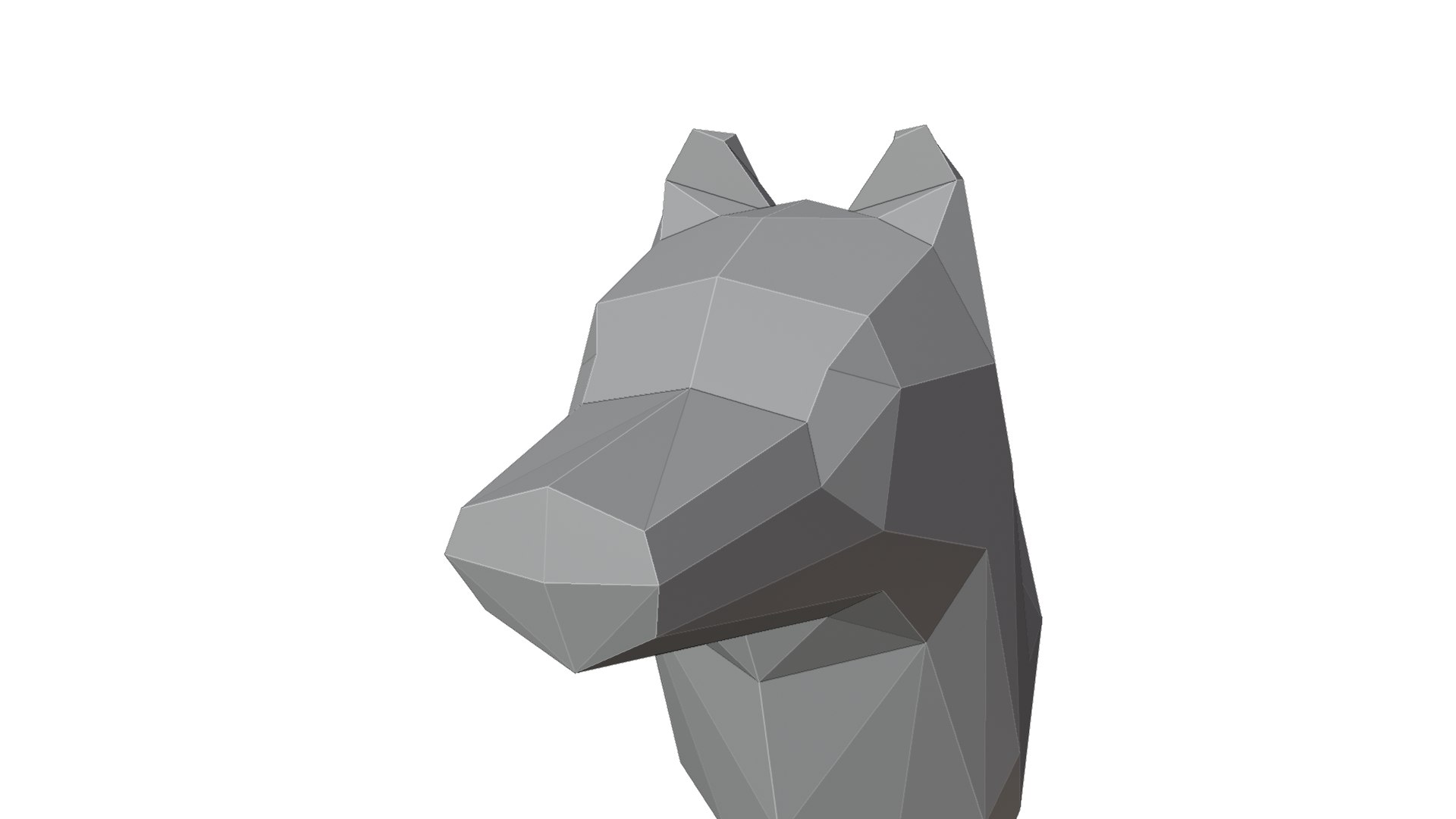 Low-Poly Wall Mounted Wolf Head 3D model https://p.turbosquid.com/ts-thumb/fT/NQZUAc/HT/gray_2/png/1659357415/1920x1080/fit_q87/1d89c4e819c592276bd039a34d258cdf25fb4ba9/gray_2.jpg
