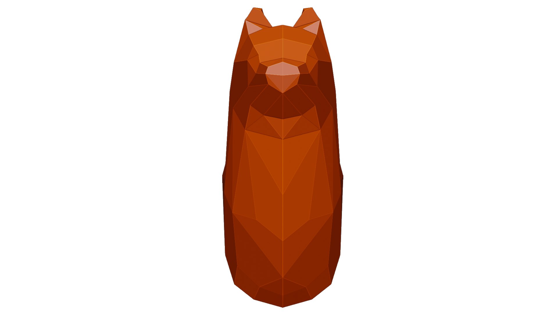 LowPoly Wall Mounted Wolf Head 3D model TurboSquid 1936321