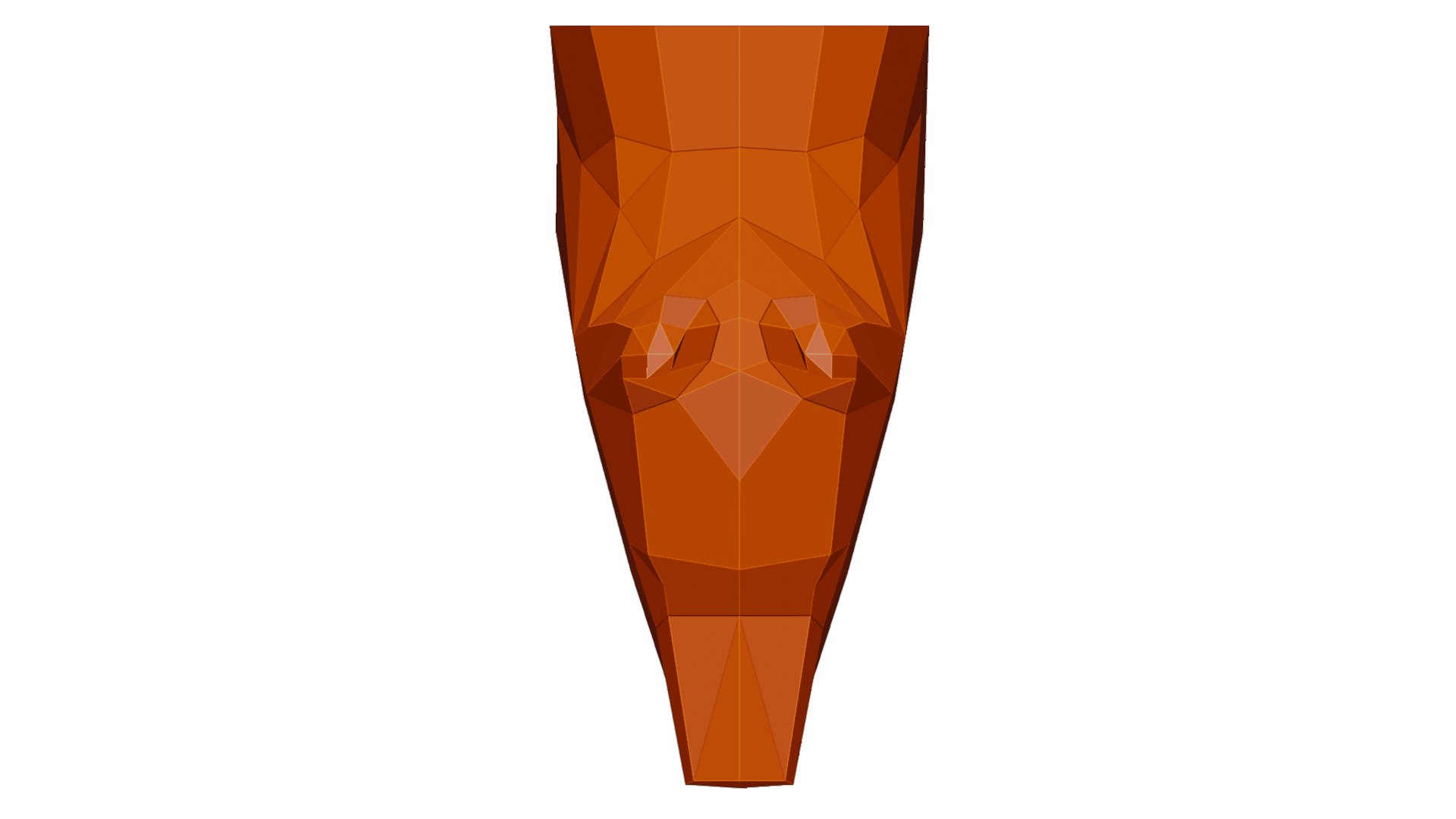 LowPoly Wall Mounted Wolf Head 3D model TurboSquid 1936321