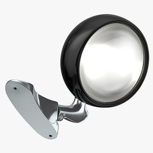 3D car search light lit