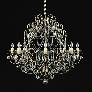 3d chandelier classic model