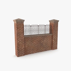 3D garden wall v4 model