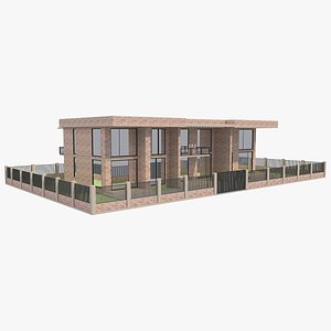 3D model Brick House19