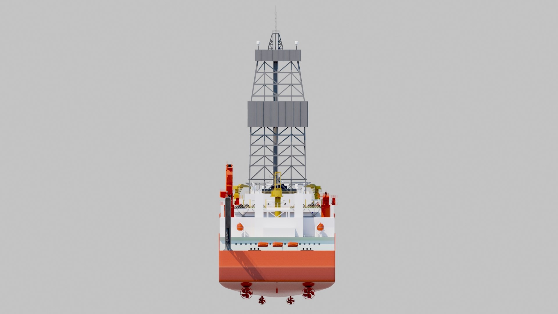 3D Model Seadrill Drill Ship Vessels - TurboSquid 1473077