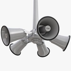 Outdoor Broadcast Horn System Pole Mount