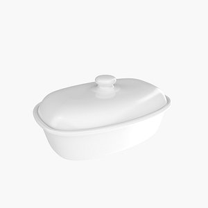 3D Bread Crock model