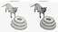 Circular Cat Toy Tower with Moving Balls Fur Animated Rigged for Maya 3D model