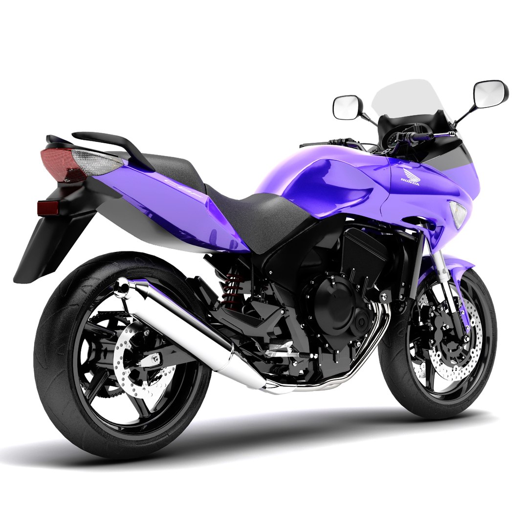 3d obj honda cbf600 s motorcycle