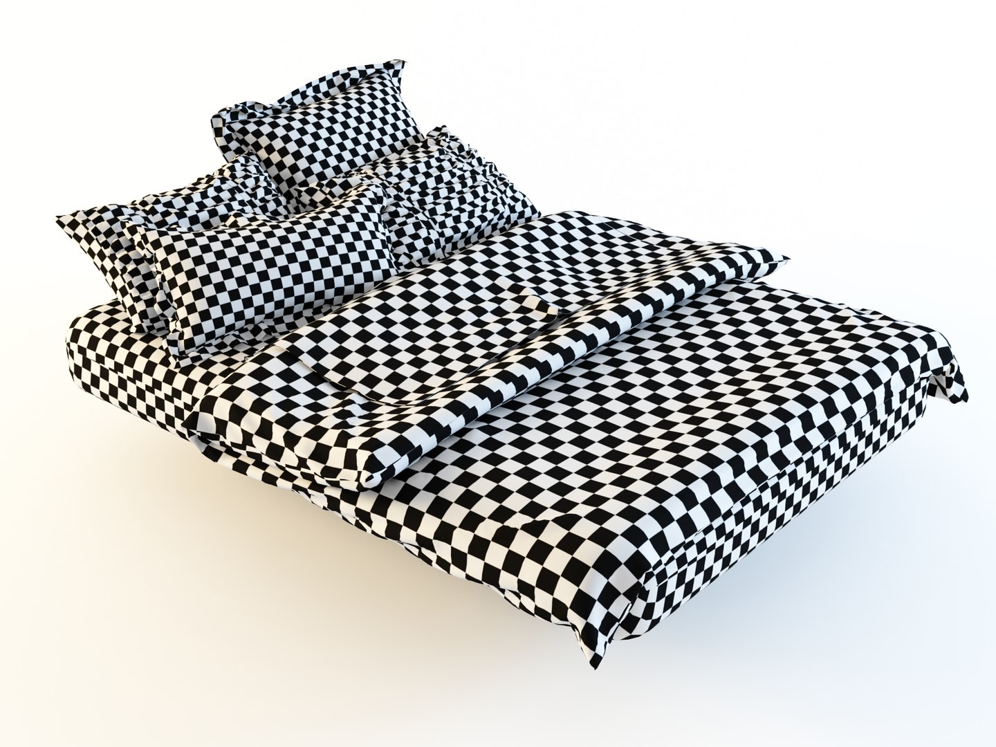3d Model Bedclothes Bed