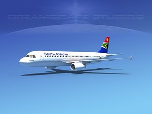 3d model a320 airbus