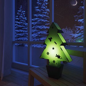 free christmas tree 3d model