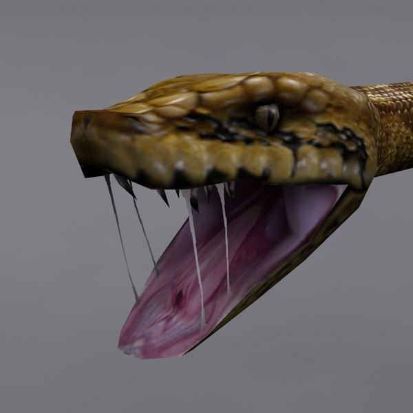 3d model snakes pack animations