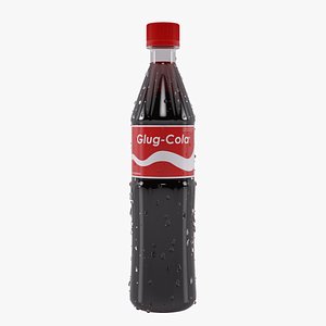 3d model cola bottle