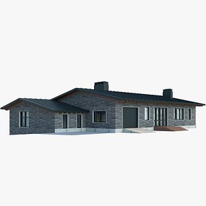 house cottage home 3D model