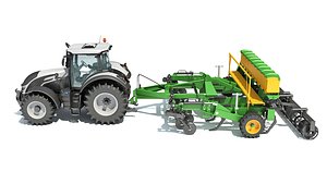 3D tractor trailed disc harrow