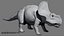 3D Protoceratops Rigged 3D model