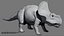 3D Protoceratops Rigged 3D model