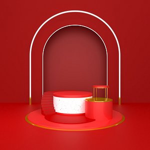 Podium mockup - Creative concept idea to product ads