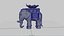 lampada a olio a forma di elefante