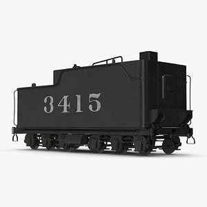 3D Steam Locomotive Tender