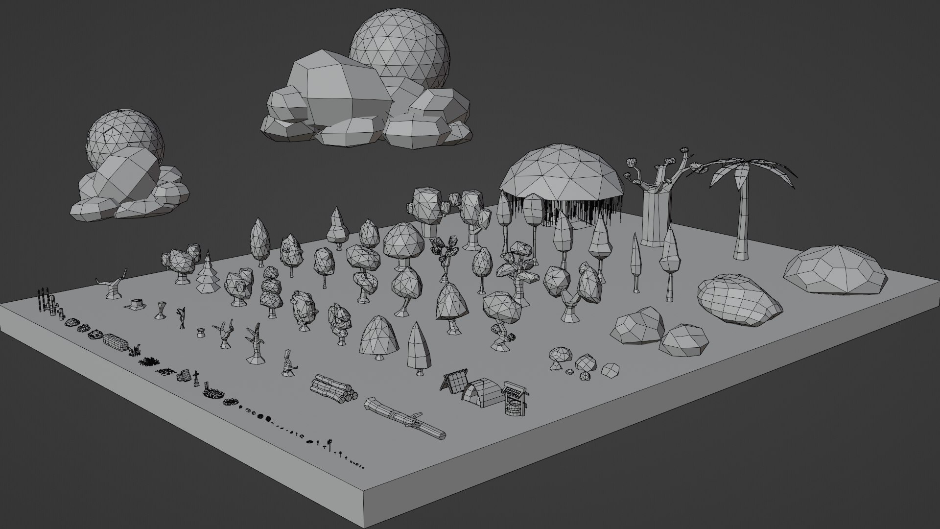 3D Low Poly Nature Pack - TurboSquid 2118171
