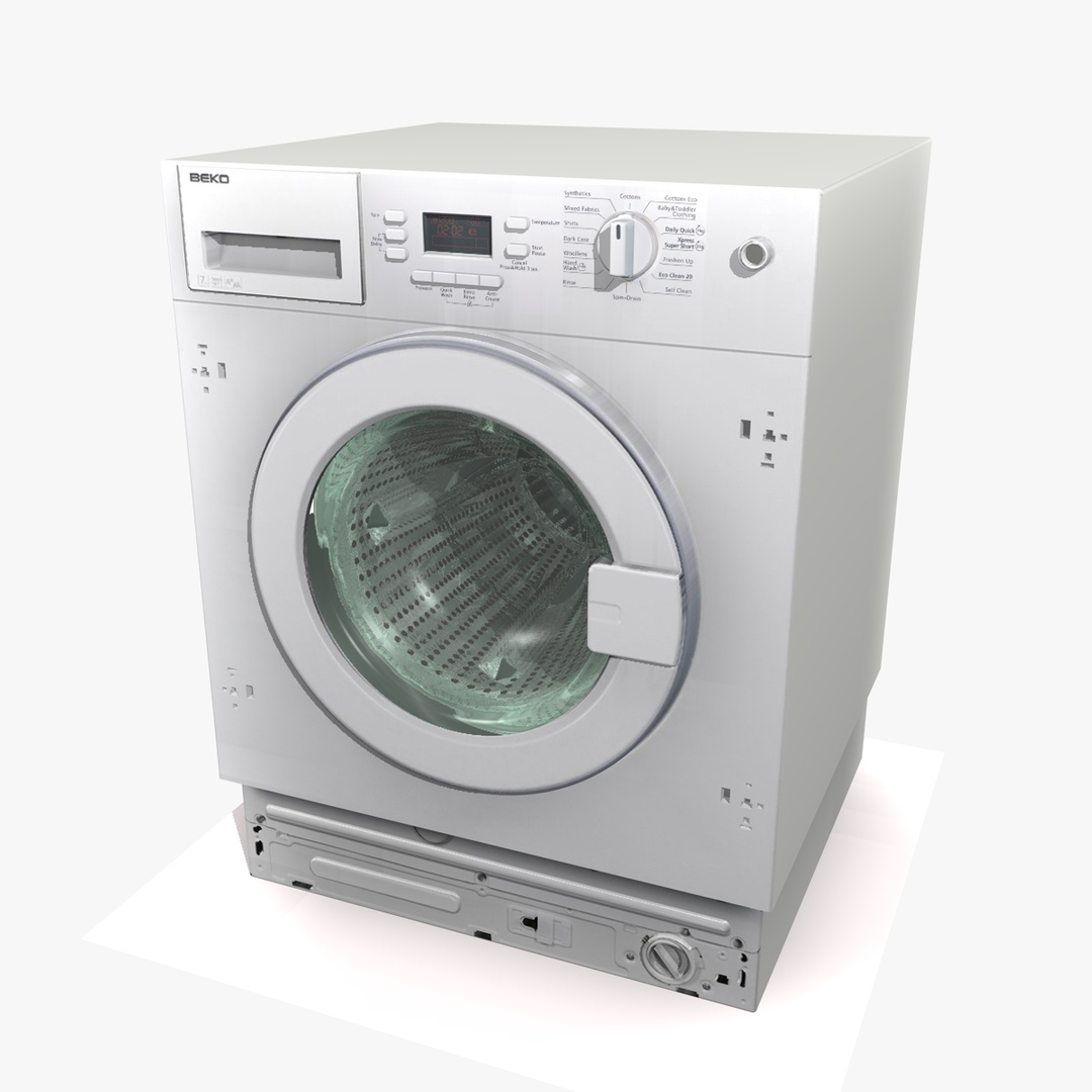 Washing Machine 3 3d Model