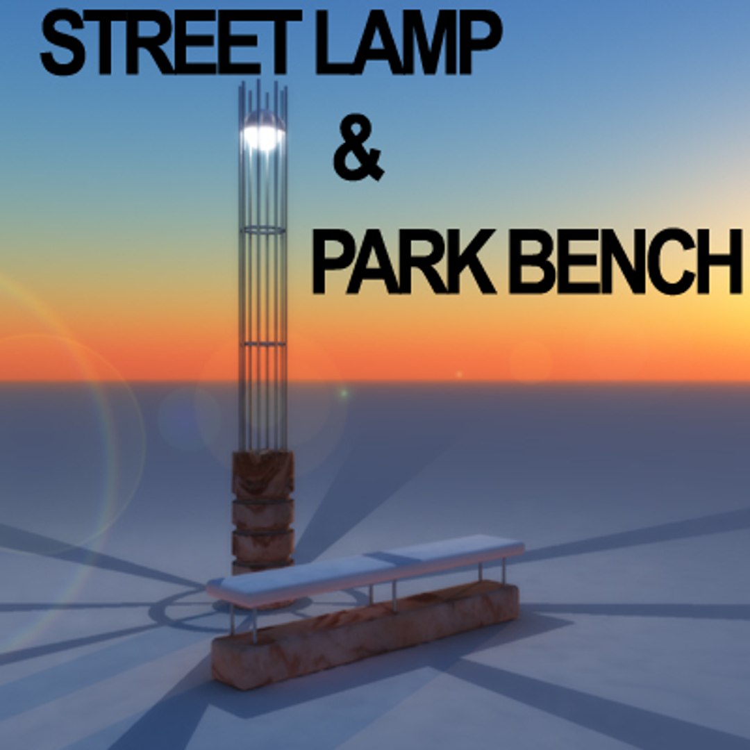 Lwo Original Street Lamp Park Bench