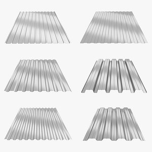 profiled sheets 3D model