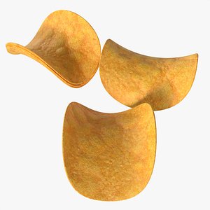 Potato chips 02 3D