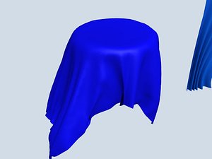 fabric wind table 3d model