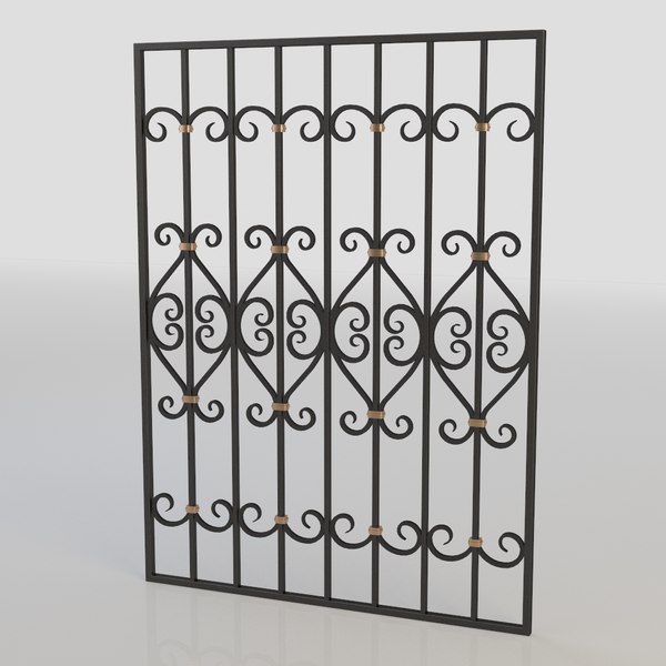 3d windows bars model