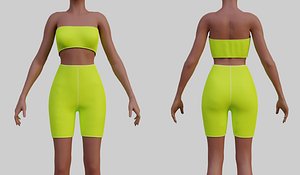 fashion clothing pants 3D