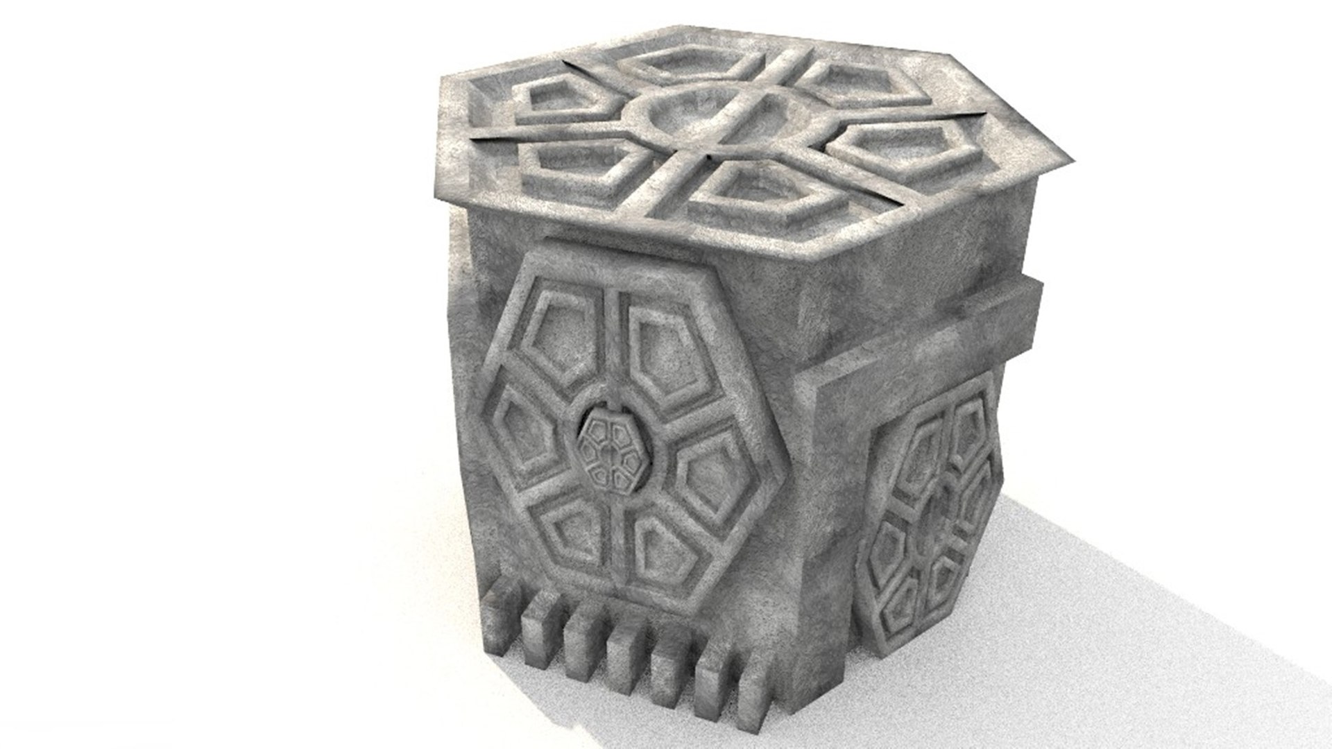 3D Model Mystic Pedestal Statue Base TurboSquid 2032720