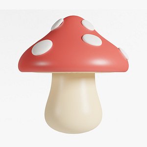 Cartoon Mushroom 3D model