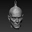 Decapitated,dead,Zombie Heads High Poly and Low Poly
