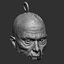 Decapitated,dead,Zombie Heads High Poly and Low Poly