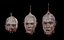 Decapitated,dead,Zombie Heads High Poly and Low Poly