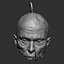 Decapitated,dead,Zombie Heads High Poly and Low Poly