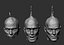 Decapitated,dead,Zombie Heads High Poly and Low Poly