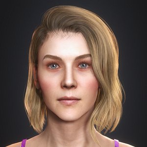 Rosamund Pike Character 3D