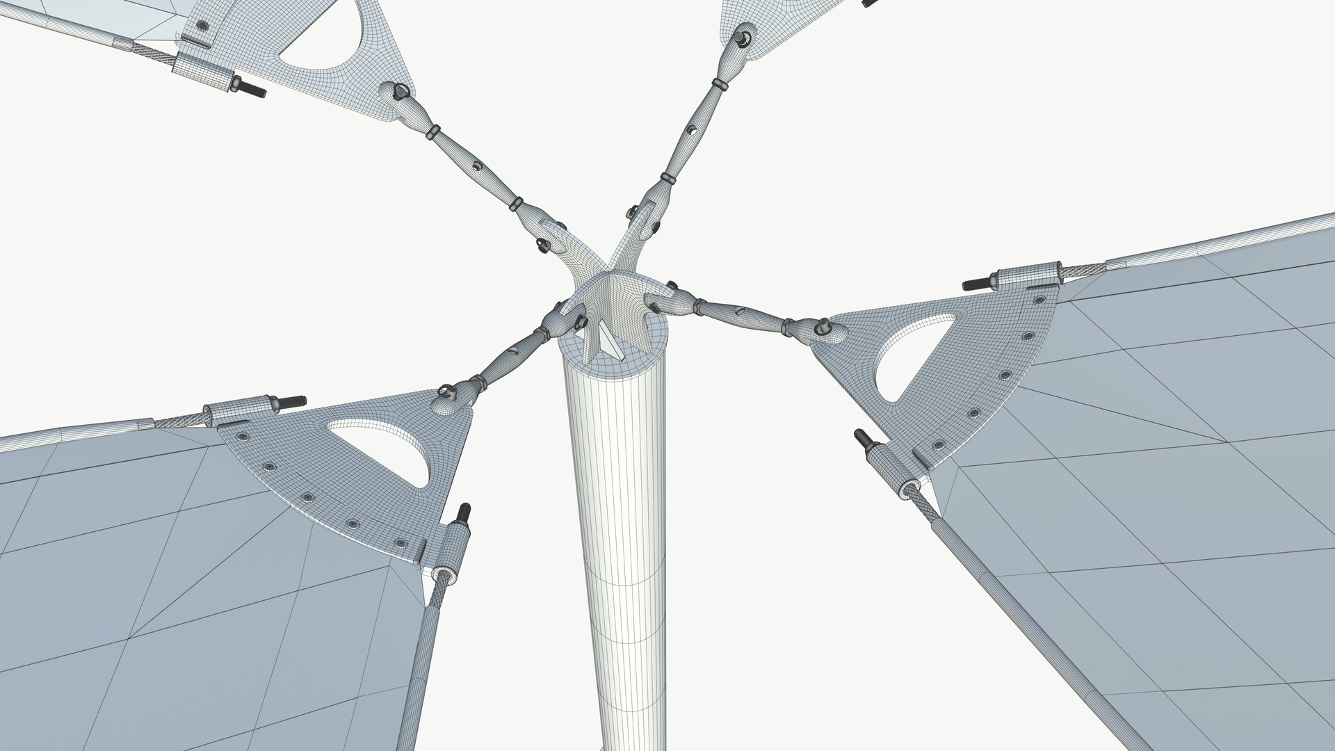 3D Tensile Structure Arch Black Model - TurboSquid 2152715